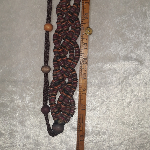 1980s wooden belt - Picture 2 of 8